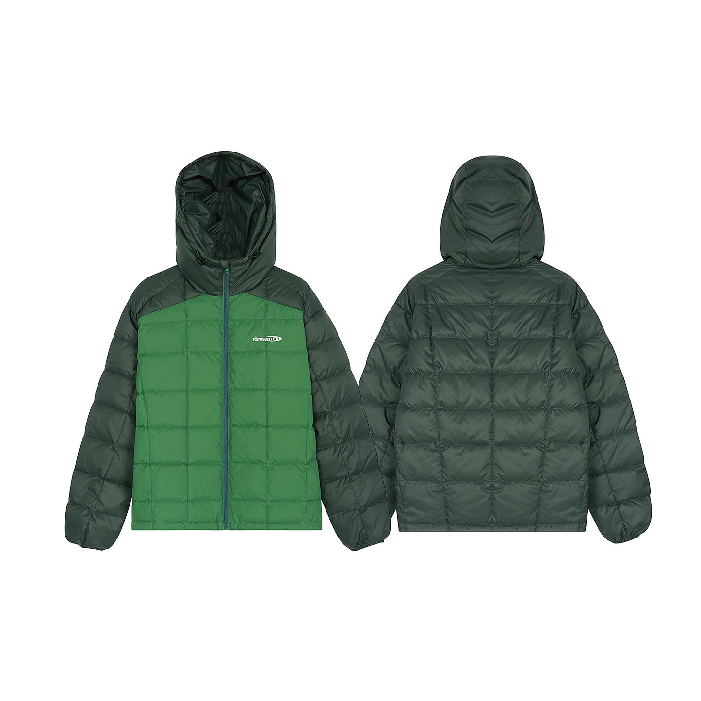 Stylish Retro Color-Blocked Windproof Down Jacket for Men, Loose Fit, Warm, Unisex Streetwear Coat